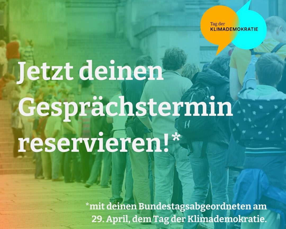 Tag der Klimademokratie am 27. April 2024